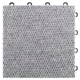 BlockTile B4US4620 Interlocking Carpet Tiles Premium, Gray, 20-Pack